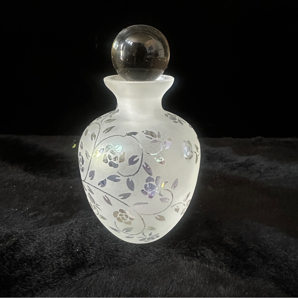 Frosted Art Glass Bottle